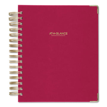 AT-A-GLANCE® Harmony Daily Hardcover Planner, 8.75 X 7, Berry Cover, 12-month (jan To Dec): 2022 freeshipping - TVN Wholesale